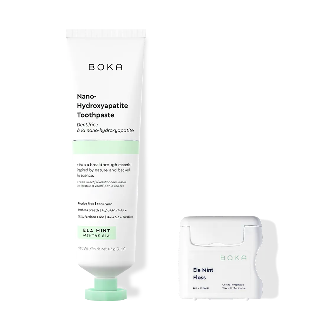 Nano-hydroxyapatite Toothpaste & Floss Essentials Duo