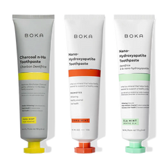 Charcoal Yuzu Mint Nano-hydroxyapatite Toothpaste 3-Pack